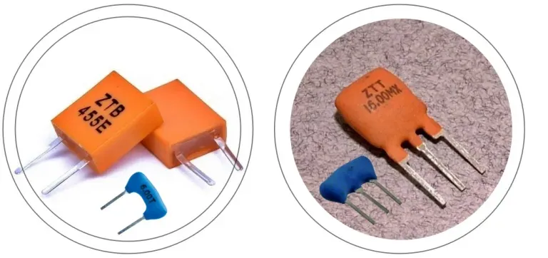图1：常见的2引脚和3引脚陶瓷谐振器的典型封装形式.png